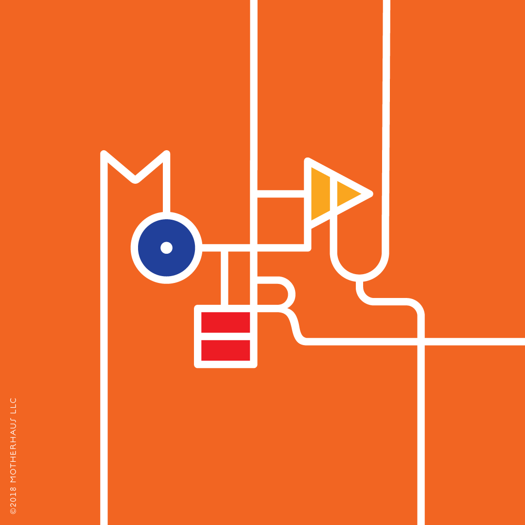 Motherhaus Bauhaus Orange